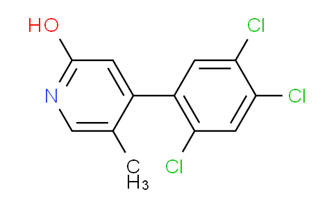 AM84284 | 1261641-20-6 | 2-Hydroxy-5-methyl-4-(2,4,5-trichlorophenyl)pyridine