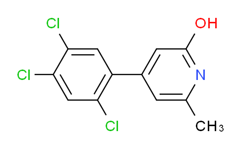 AM84286 | 1261641-45-5 | 2-Hydroxy-6-methyl-4-(2,4,5-trichlorophenyl)pyridine