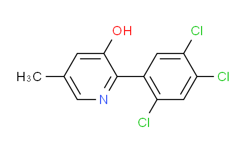 AM84290 | 1261497-80-6 | 3-Hydroxy-5-methyl-2-(2,4,5-trichlorophenyl)pyridine