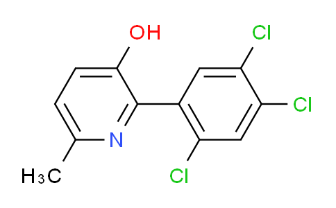 AM84291 | 1261517-30-9 | 3-Hydroxy-6-methyl-2-(2,4,5-trichlorophenyl)pyridine