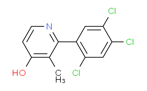 AM84294 | 1261552-19-5 | 4-Hydroxy-3-methyl-2-(2,4,5-trichlorophenyl)pyridine