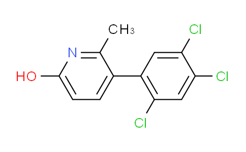 AM84296 | 1261812-33-2 | 6-Hydroxy-2-methyl-3-(2,4,5-trichlorophenyl)pyridine