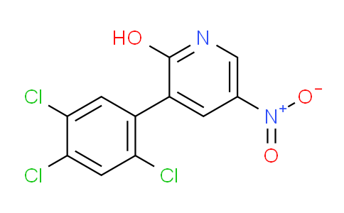 2-Hydroxy-5-nitro-3-(2,4,5-trichlorophenyl)pyridine