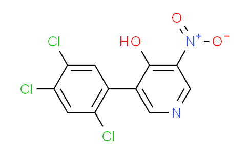 4-Hydroxy-3-nitro-5-(2,4,5-trichlorophenyl)pyridine