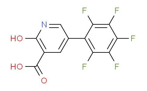 2-Hydroxy-5-(perfluorophenyl)nicotinic acid