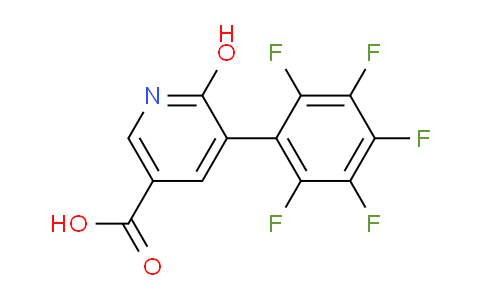 6-Hydroxy-5-(perfluorophenyl)nicotinic acid