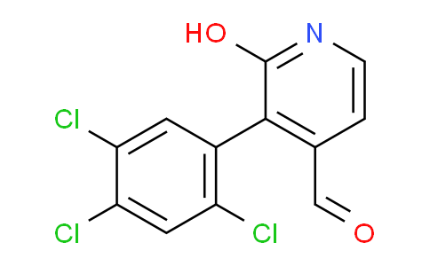 AM84346 | 1261498-46-7 | 2-Hydroxy-3-(2,4,5-trichlorophenyl)isonicotinaldehyde
