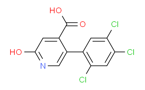 AM84349 | 1261813-90-4 | 2-Hydroxy-5-(2,4,5-trichlorophenyl)isonicotinic acid