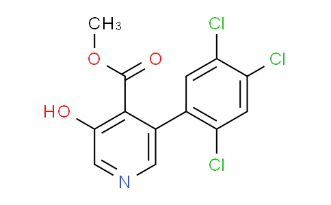 AM84399 | 1261437-54-0 | Methyl 3-hydroxy-5-(2,4,5-trichlorophenyl)isonicotinate