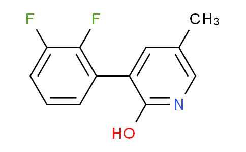 3-(2,3-Difluorophenyl)-2-hydroxy-5-methylpyridine