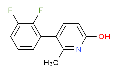 3-(2,3-Difluorophenyl)-6-hydroxy-2-methylpyridine