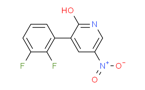 3-(2,3-Difluorophenyl)-2-hydroxy-5-nitropyridine