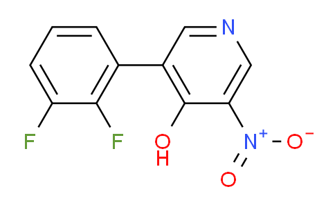 3-(2,3-Difluorophenyl)-4-hydroxy-5-nitropyridine