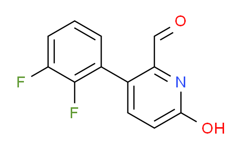 3-(2,3-Difluorophenyl)-6-hydroxypicolinaldehyde