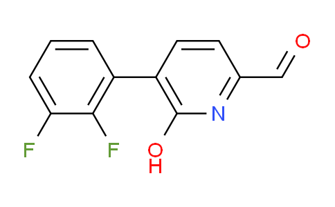 5-(2,3-Difluorophenyl)-6-hydroxypicolinaldehyde