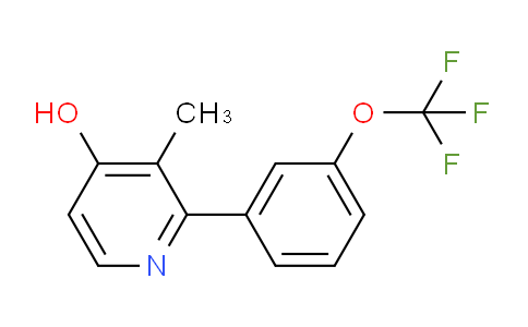 AM84522 | 1261728-48-6 | 4-Hydroxy-3-methyl-2-(3-(trifluoromethoxy)phenyl)pyridine
