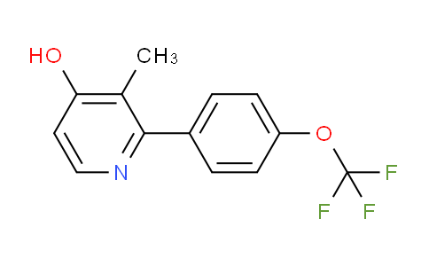 AM84523 | 1261656-92-1 | 4-Hydroxy-3-methyl-2-(4-(trifluoromethoxy)phenyl)pyridine