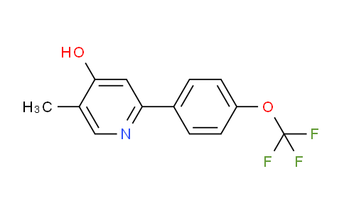 AM84526 | 1261779-92-3 | 4-Hydroxy-5-methyl-2-(4-(trifluoromethoxy)phenyl)pyridine