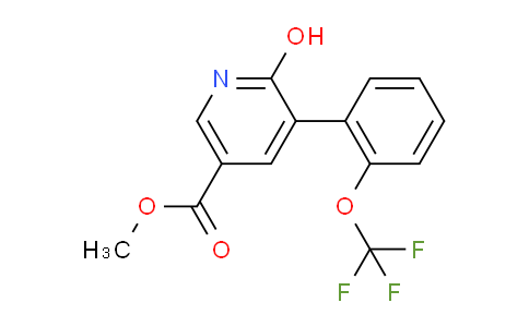 AM84543 | 1261622-19-8 | Methyl 6-hydroxy-5-(2-(trifluoromethoxy)phenyl)nicotinate