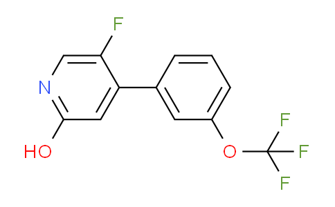 5-Fluoro-2-hydroxy-4-(3-(trifluoromethoxy)phenyl)pyridine