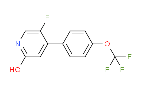 5-Fluoro-2-hydroxy-4-(4-(trifluoromethoxy)phenyl)pyridine