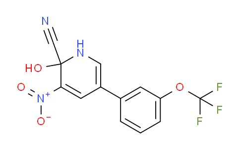 2-Hydroxy-2-Cyano-3-nitro-5-(3-(trifluoromethoxy)phenyl)pyridine