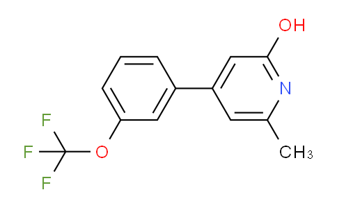 AM84655 | 1261656-78-3 | 2-Hydroxy-6-methyl-4-(3-(trifluoromethoxy)phenyl)pyridine