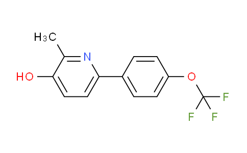 AM84662 | 1261656-82-9 | 3-Hydroxy-2-methyl-6-(4-(trifluoromethoxy)phenyl)pyridine