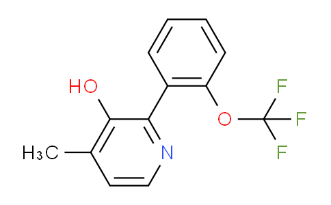 AM84663 | 1261450-39-8 | 3-Hydroxy-4-methyl-2-(2-(trifluoromethoxy)phenyl)pyridine