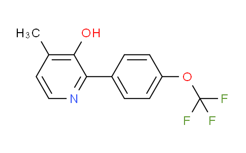 AM84665 | 1261656-03-4 | 3-Hydroxy-4-methyl-2-(4-(trifluoromethoxy)phenyl)pyridine