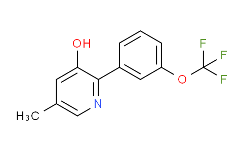 AM84667 | 1261561-43-6 | 3-Hydroxy-5-methyl-2-(3-(trifluoromethoxy)phenyl)pyridine