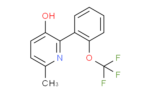 AM84669 | 1261464-08-7 | 3-Hydroxy-6-methyl-2-(2-(trifluoromethoxy)phenyl)pyridine