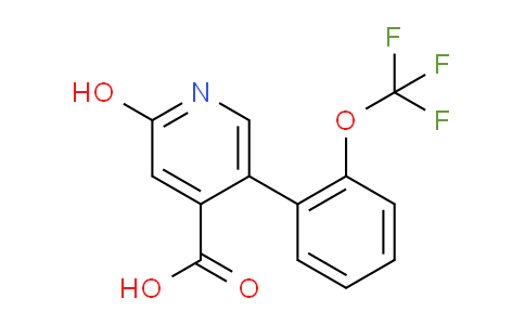2-Hydroxy-5-(2-(trifluoromethoxy)phenyl)isonicotinic acid