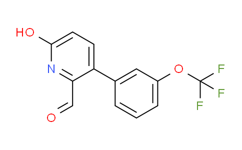 6-Hydroxy-3-(3-(trifluoromethoxy)phenyl)picolinaldehyde