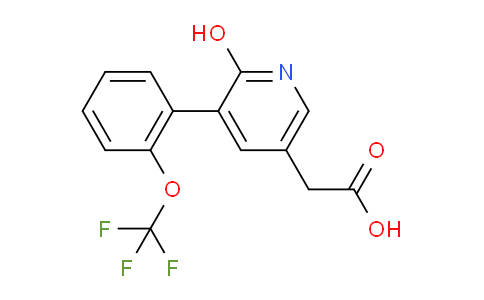 AM84726 | 1261652-03-2 | 2-Hydroxy-3-(2-(trifluoromethoxy)phenyl)pyridine-5-acetic acid