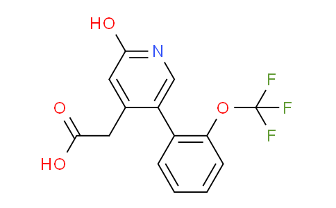 AM84735 | 1261780-97-5 | 2-Hydroxy-5-(2-(trifluoromethoxy)phenyl)pyridine-4-acetic acid