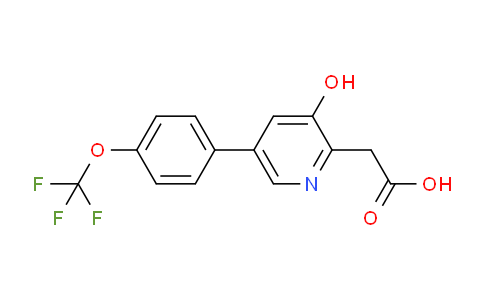 AM84741 | 1261513-88-5 | 3-Hydroxy-5-(4-(trifluoromethoxy)phenyl)pyridine-2-acetic acid