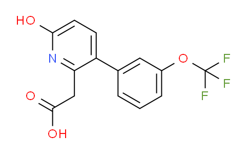 AM84743 | 1261485-76-0 | 6-Hydroxy-3-(3-(trifluoromethoxy)phenyl)pyridine-2-acetic acid