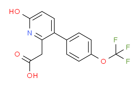 AM84744 | 1261464-32-7 | 6-Hydroxy-3-(4-(trifluoromethoxy)phenyl)pyridine-2-acetic acid
