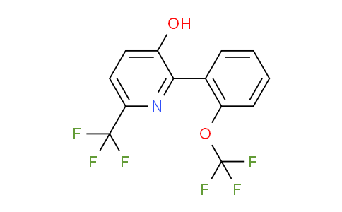 AM84786 | 1261450-75-2 | 3-Hydroxy-2-(2-(trifluoromethoxy)phenyl)-6-(trifluoromethyl)pyridine