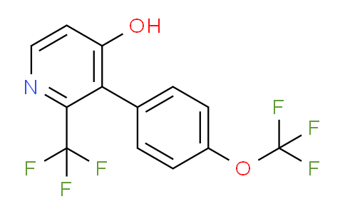 4-Hydroxy-3-(4-(trifluoromethoxy)phenyl)-2-(trifluoromethyl)pyridine