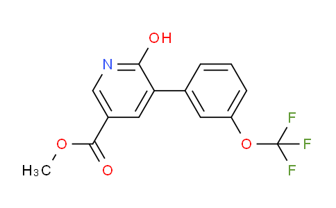 AM84823 | 1261744-55-1 | Methyl 6-hydroxy-5-(3-(trifluoromethoxy)phenyl)nicotinate