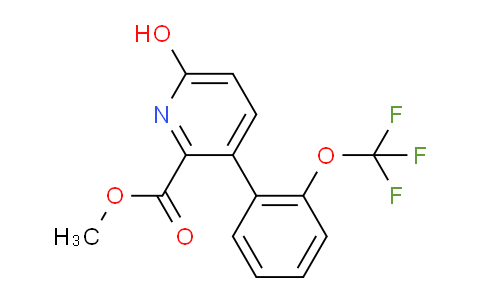 AM84825 | 1261881-53-1 | Methyl 6-hydroxy-3-(2-(trifluoromethoxy)phenyl)picolinate