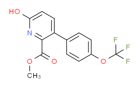 AM84827 | 1261657-34-4 | Methyl 6-hydroxy-3-(4-(trifluoromethoxy)phenyl)picolinate