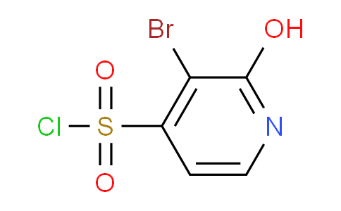 3-Bromo-2-hydroxypyridine-4-sulfonyl chloride