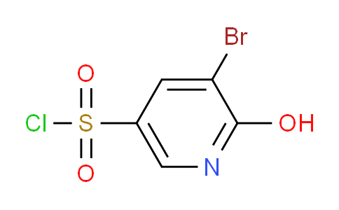 3-Bromo-2-hydroxypyridine-5-sulfonyl chloride
