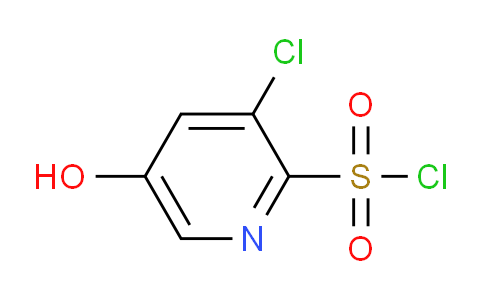 3-Chloro-5-hydroxypyridine-2-sulfonyl chloride