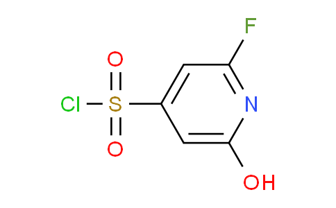 2-Fluoro-6-hydroxypyridine-4-sulfonyl chloride