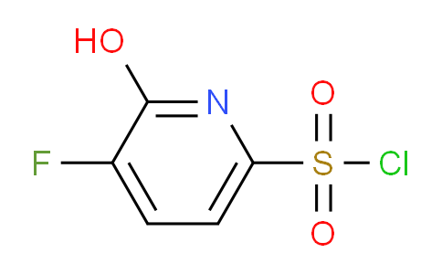 3-Fluoro-2-hydroxypyridine-6-sulfonyl chloride