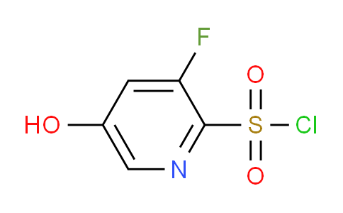 3-Fluoro-5-hydroxypyridine-2-sulfonyl chloride